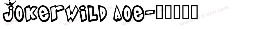 JokerWild AOE字体转换
